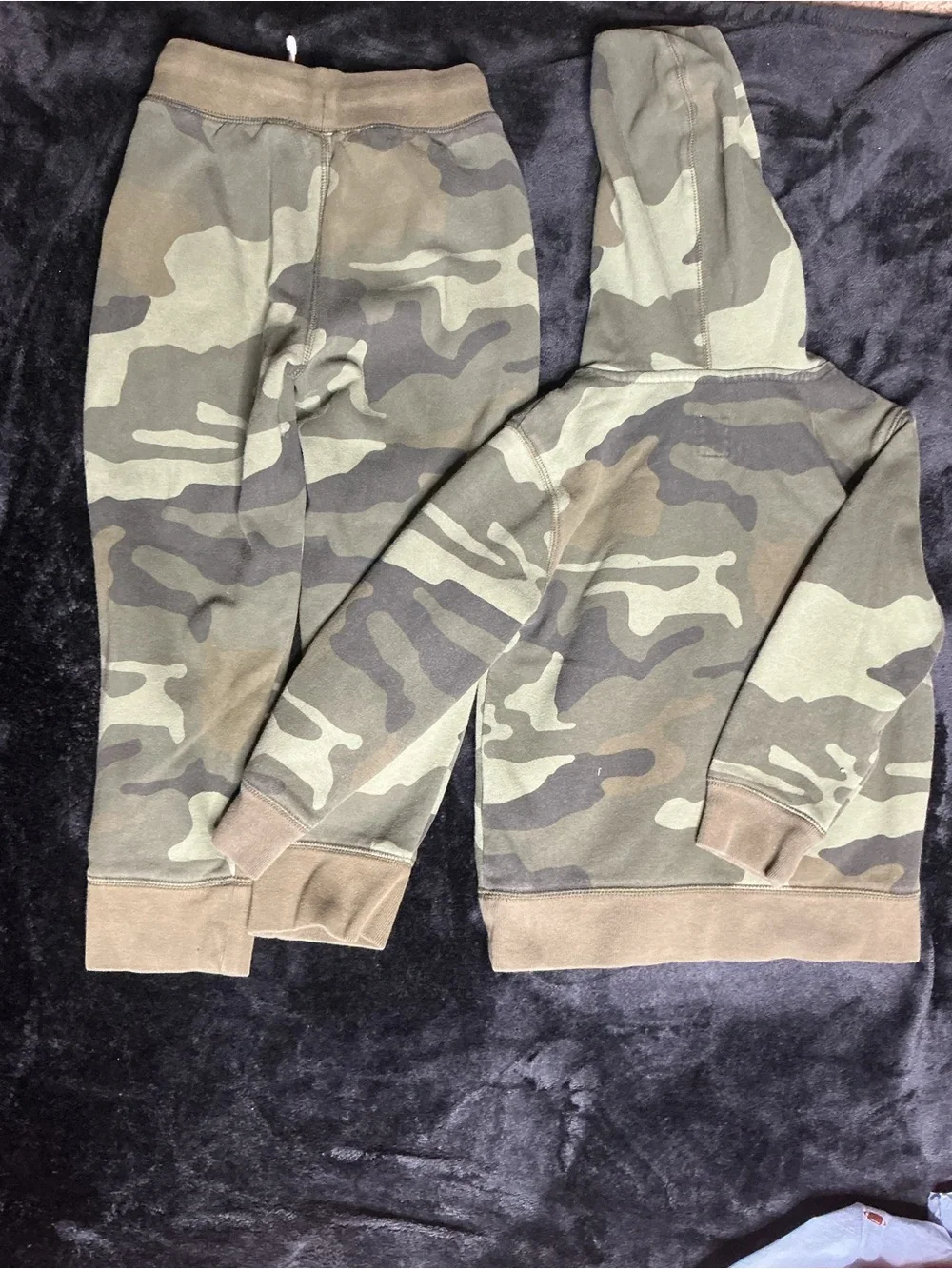 GAP Kids Camo Hoodie & Joggers Set - Olive Green